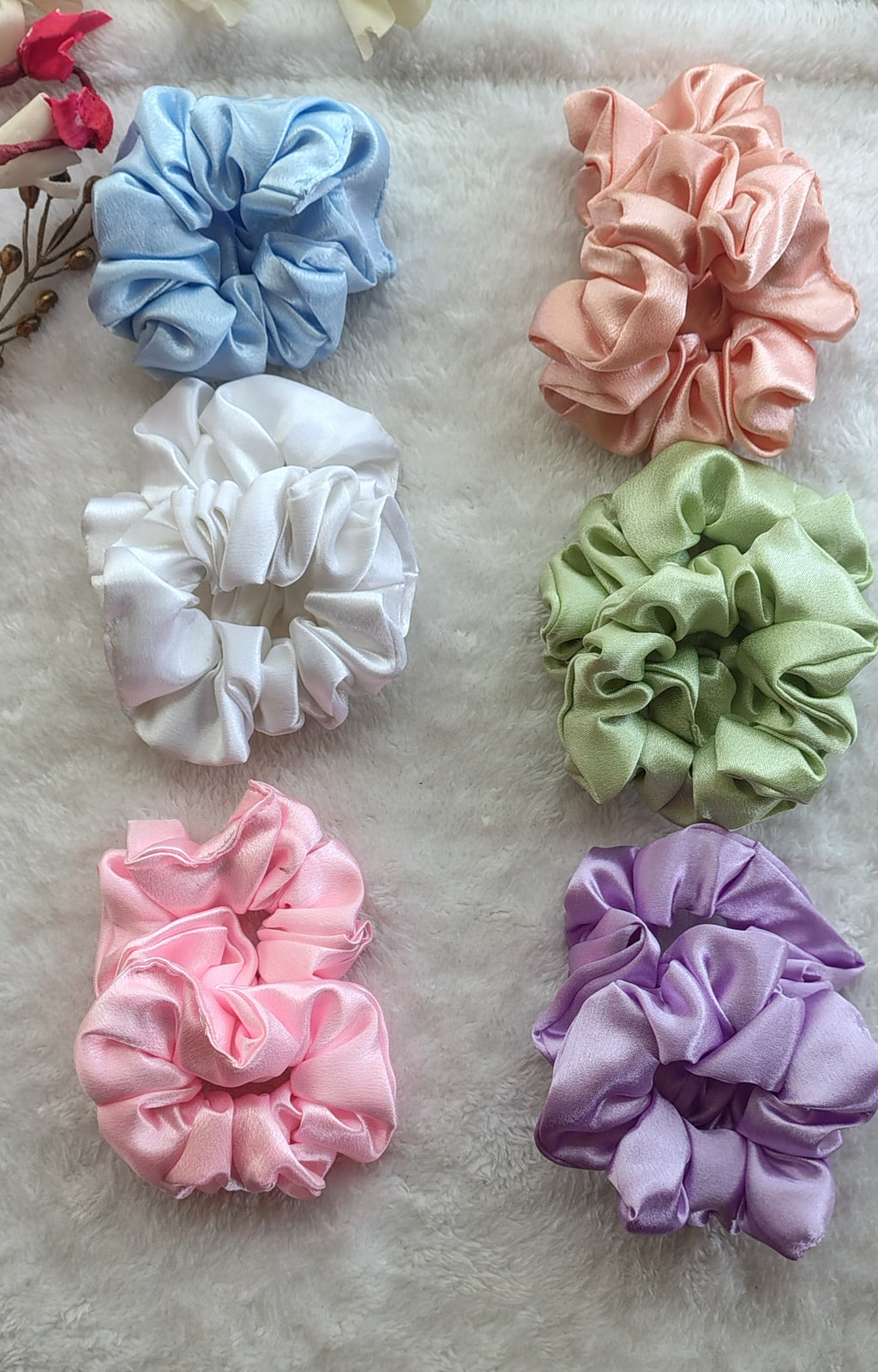 Soft Satin Hair Scrunchie for Girls & Women