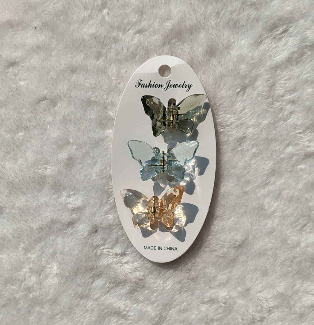 Butterfly Mini Hair Claw Clips Set – Cute & Trendy Hair Accessories for Women & Girls