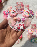 Cute Cartoon Hair Accessories Combo Set for Girls – Clips, Claws & Tic Tacs (Multi Design)