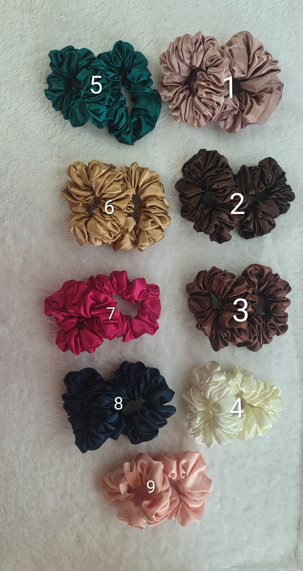 Satin Fabric Scrunchie