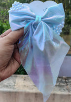 Premium shimmer long-tail with pearl
