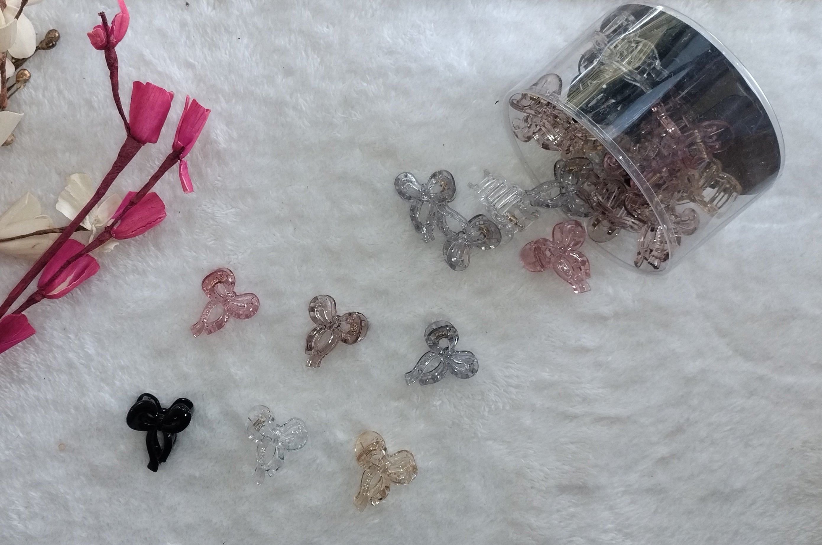 Glassy Bow clip - Small size