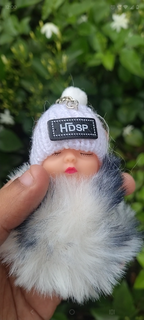 Valentine Special Sleep Doll Fur Key Chain | Cute Bag Charm