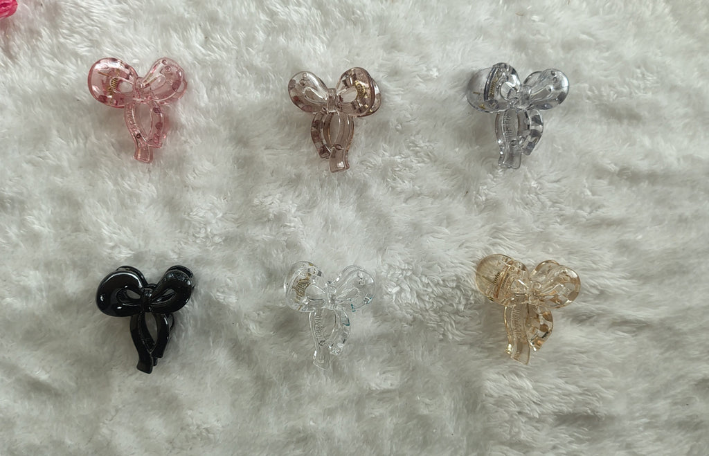 Glassy Bow clip - Small size