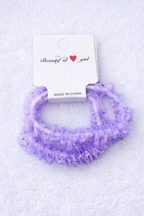 Pastel Organza Scrunchies with Pearl Detailing – Soft Hair Ties for Girls