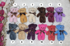 Mini Teddy Bear Keychain – Cute Plush Bag Charm