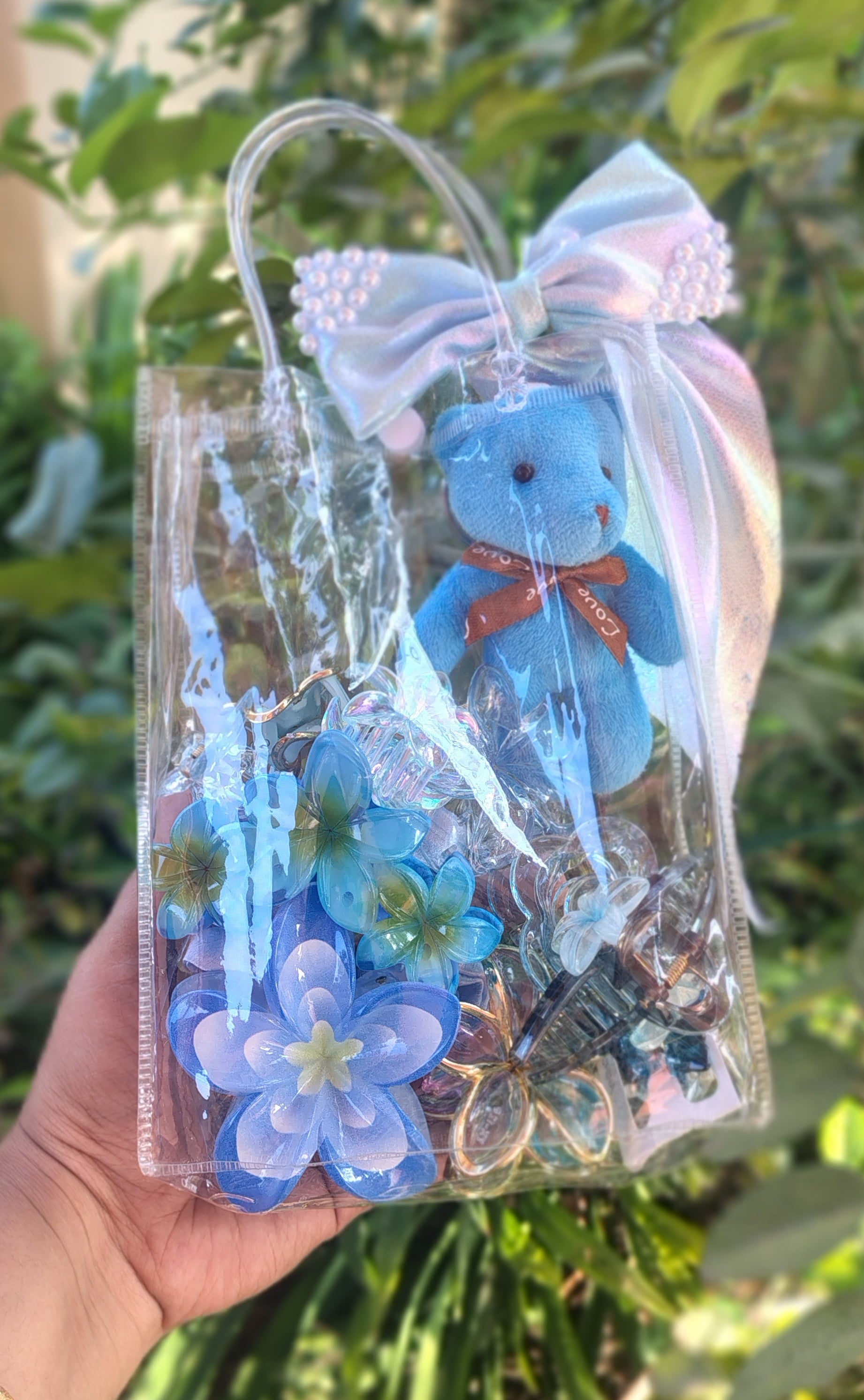 Blue Blossom Hair Accessories Hamper 💙